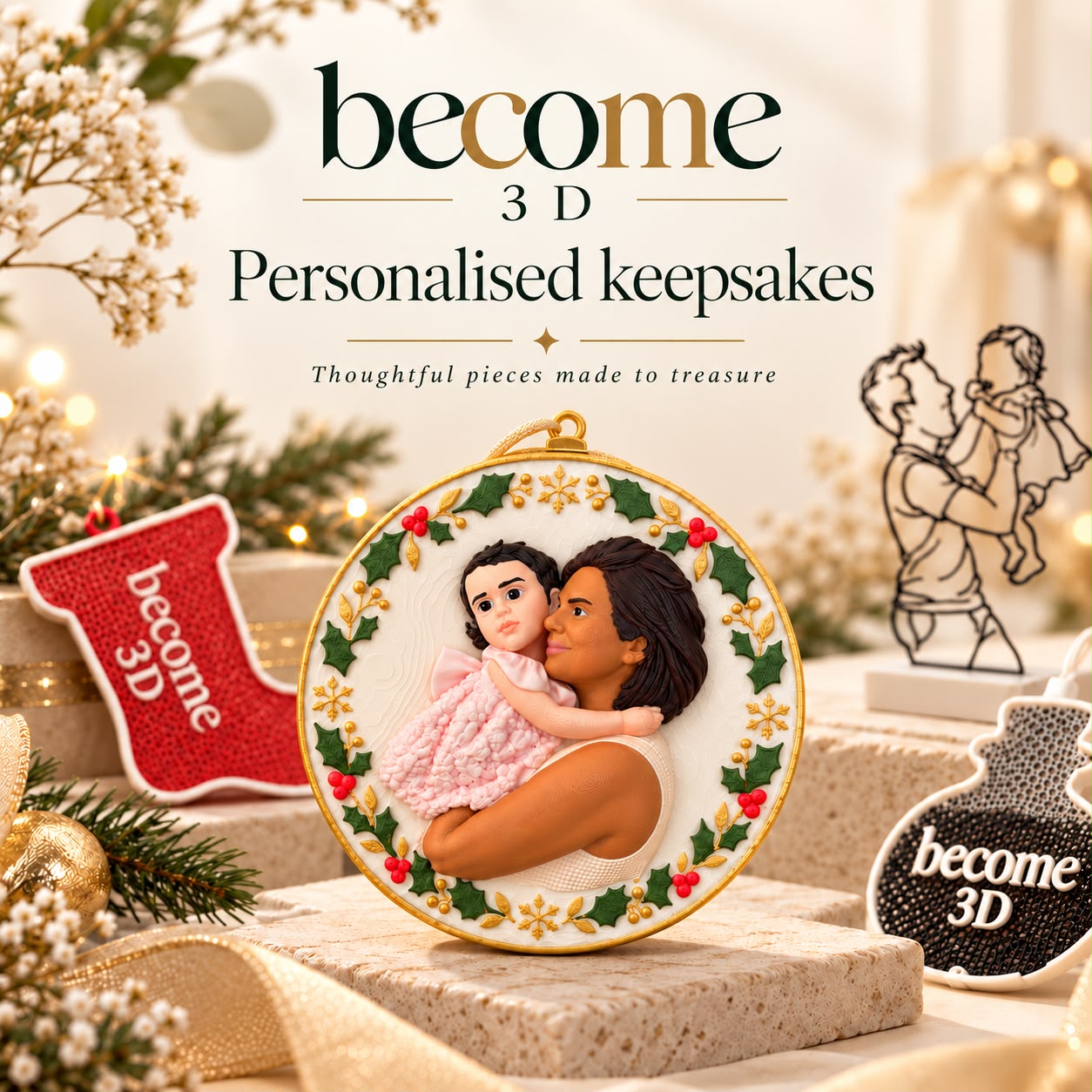 Illustration of personalised photo keepsakes